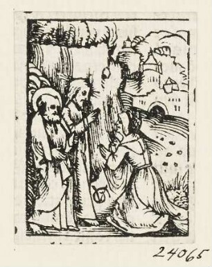 Frau aus Kana, Blatt 22 aus: "Postilla Guillermi super Epistolas et Euangelia", Basel 1515