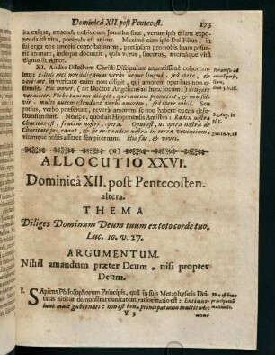 173-179, Allocutio XXVI.