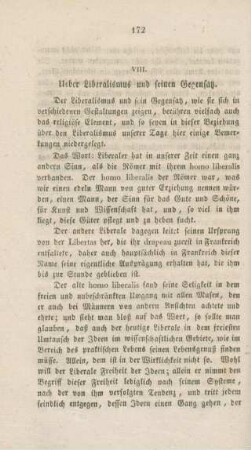 172-175 Ueber Liberalismus und seinen Gegensatz