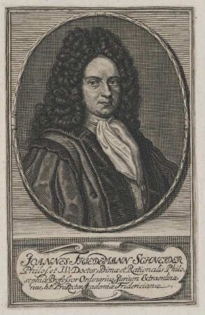 Bildnis des Joannes Friedemann Schneider