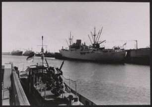 Der Kühlschiffstyp "Proteus" am Hamburger Hafen