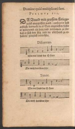 Domine quid multiplicati sunt. Psalmus III.
