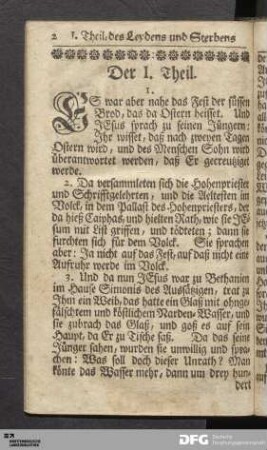 Leyden und Sterben unsers Erlösers Jesu Christi.