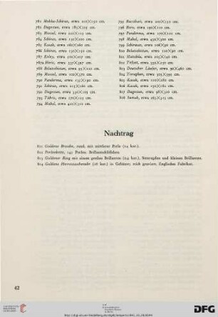 Nachtrag (Nr. 811-814)