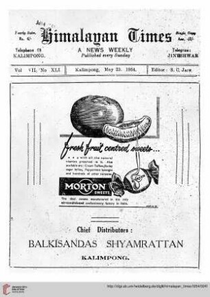 No. XLI (23 May 1954)