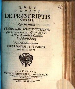 Theses de praescriptis verbis