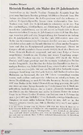 2: Heinrich Boshardt : ein Maler des 19. Jahrhunderts