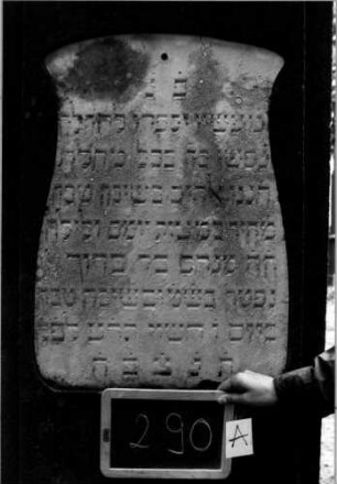 Grabstein 290 [Nir S. 196 Nr. 17:21]: Grabstein 290A [Nir S. 196 Nr. 17:21]
