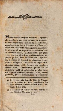 Diss. inaug. sistens experimenta circa modum, quo chymus in chylum mutatur, in animalibus instituta