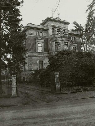 Glauchau, Platagenstraße 3, Villa, Straßenansicht