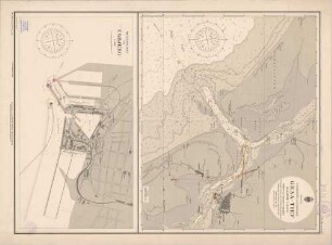 385 Nordsee; Hafenanlagen von Esbjerg und Graa-Tief