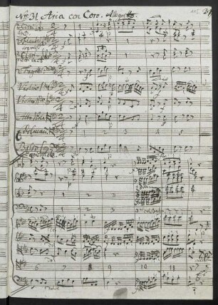 No. 31: Aria con Coro