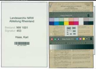 Entnazifizierung Karl Haas, geb. 20.09.1904 (Schweisser)