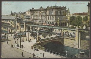 Ansichtskarte Hallesches Tor mit Hochbahn [1/2]