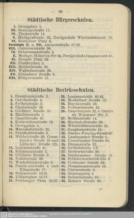 Städtische Bürgerschulen