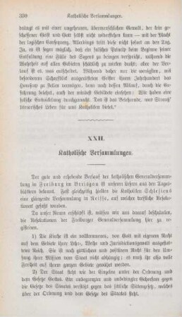 330-332 Katholische Versammlungen