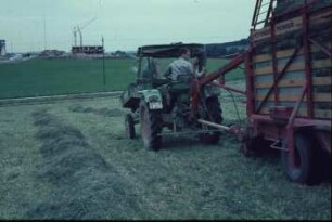 Fotografie: Erntetechnik, Heu, Ladewagen, Geräteträger