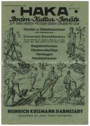 HAKA Boden-Kultur-Geräte zum Säen, Hacken, Pflügen, Eggen,Grubbern usw.