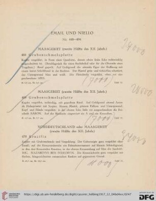 Email und Niello (Nr. 468-494)