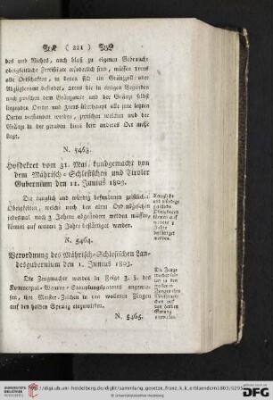 Junius (N. 5464 - N. 5502)