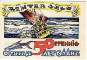Geldschein / Notgeld, 50 Pfennig, 1922