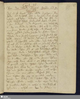 Caput IV. Von der Stadt Torgau Größe und Gelegenheit.