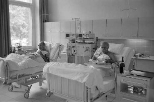 Intensivstation der I. Medizinischen Klinik der Städtischen Krankenanstalten Karlsruhe