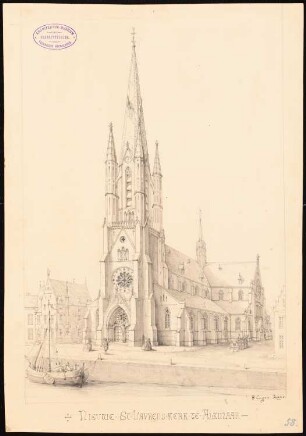 Neue St. Laurentius-Kirche, Alkmaar: Perspektivische Ansicht