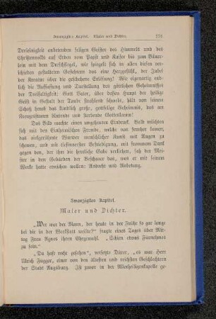 Zwanzigstes Kapitel. Maler und Dichter.