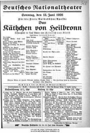 Das Käthchen von Heilbronn