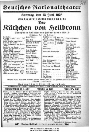Das Käthchen von Heilbronn