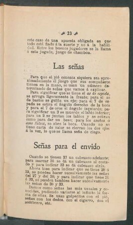 Las señas