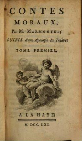 Contes Moraux : Suivis d'une Apologie du Théâtre, 1