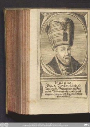[Ibrahim. Der XX. Türcken-Kayser.]