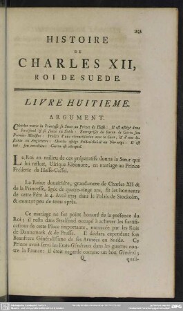 Livre Huitieme