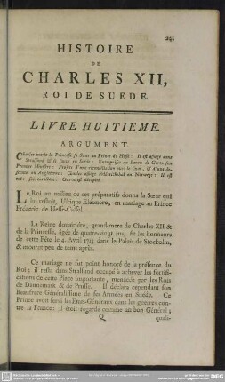 Livre Huitieme