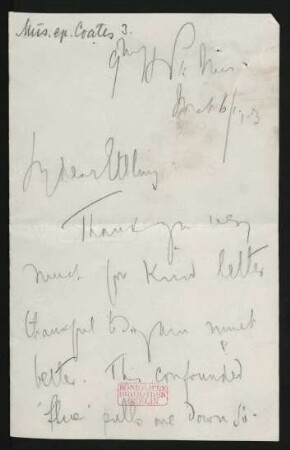 Brief an Henry Ettling : 06.03.1903