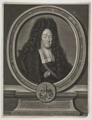 Bildnis des Iohann Thomas de Rauner