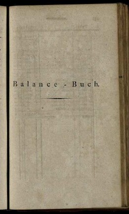 Balance-Buch.