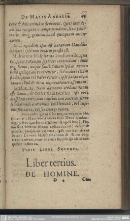 Liber tertius. De Homine
