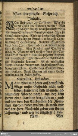 Das dreyssigste Gespräch