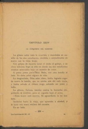 Capítulo XXIV - La conquista del Gurugú