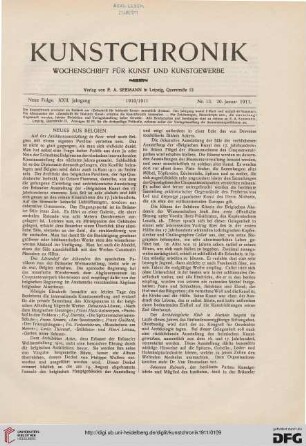 Heft 13 (20. Januar 1911)
