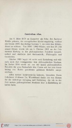 Curriculum vitae