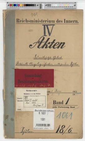 Das neubesetzte Gebiet: Kulturelle Angelegenheiten, insbes. Schulen
