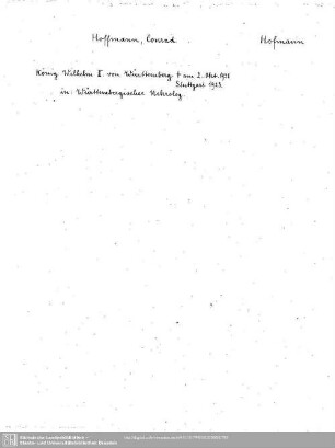 Hofmann, Conrad (Hoffmann)