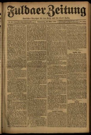Ausgabe vom Donnerstag, den 10. März 1921.