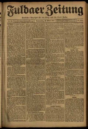 Ausgabe vom Donnerstag, den 10. März 1921.