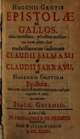 Epistolae ad Gallos