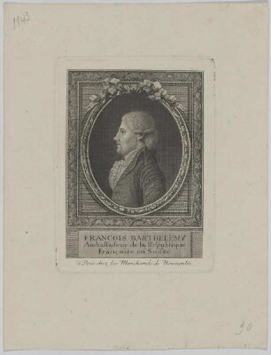Bildnis des François Barthelemy